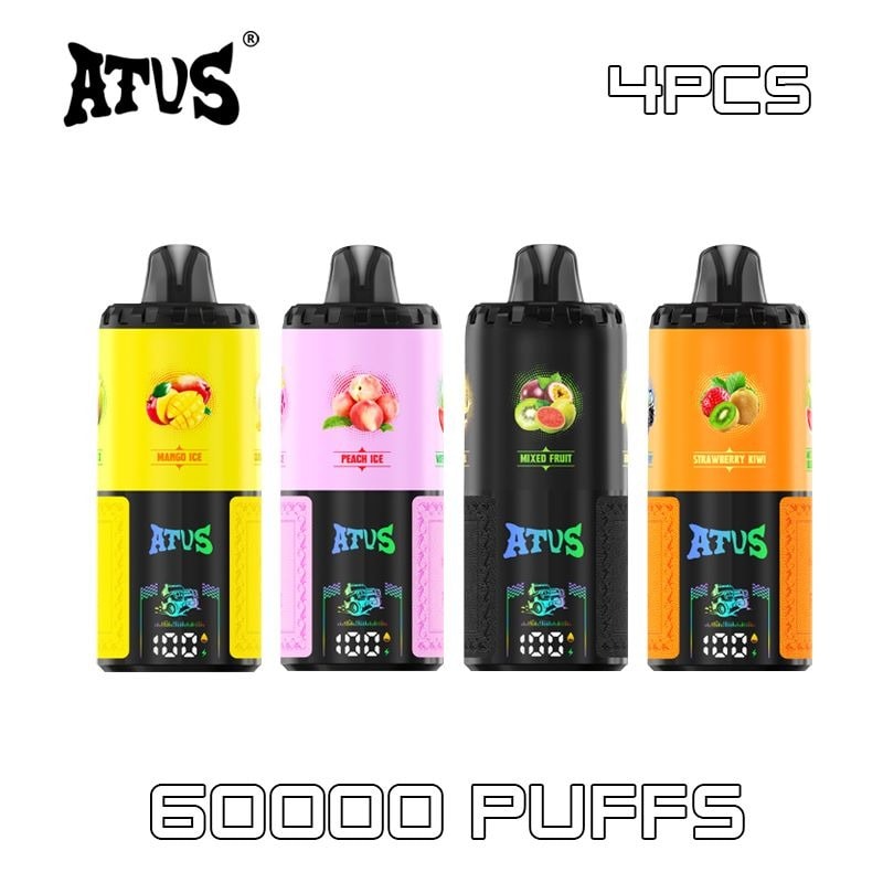 ATVS 60K 4-in-1 Disposable Vape 36ml 5% (60000 Puffs)