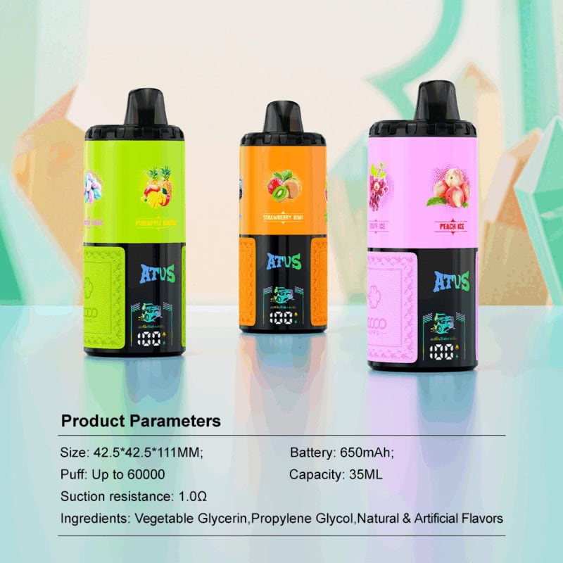 4 Pack ATVS 60000 Puffs Disposable Vape 