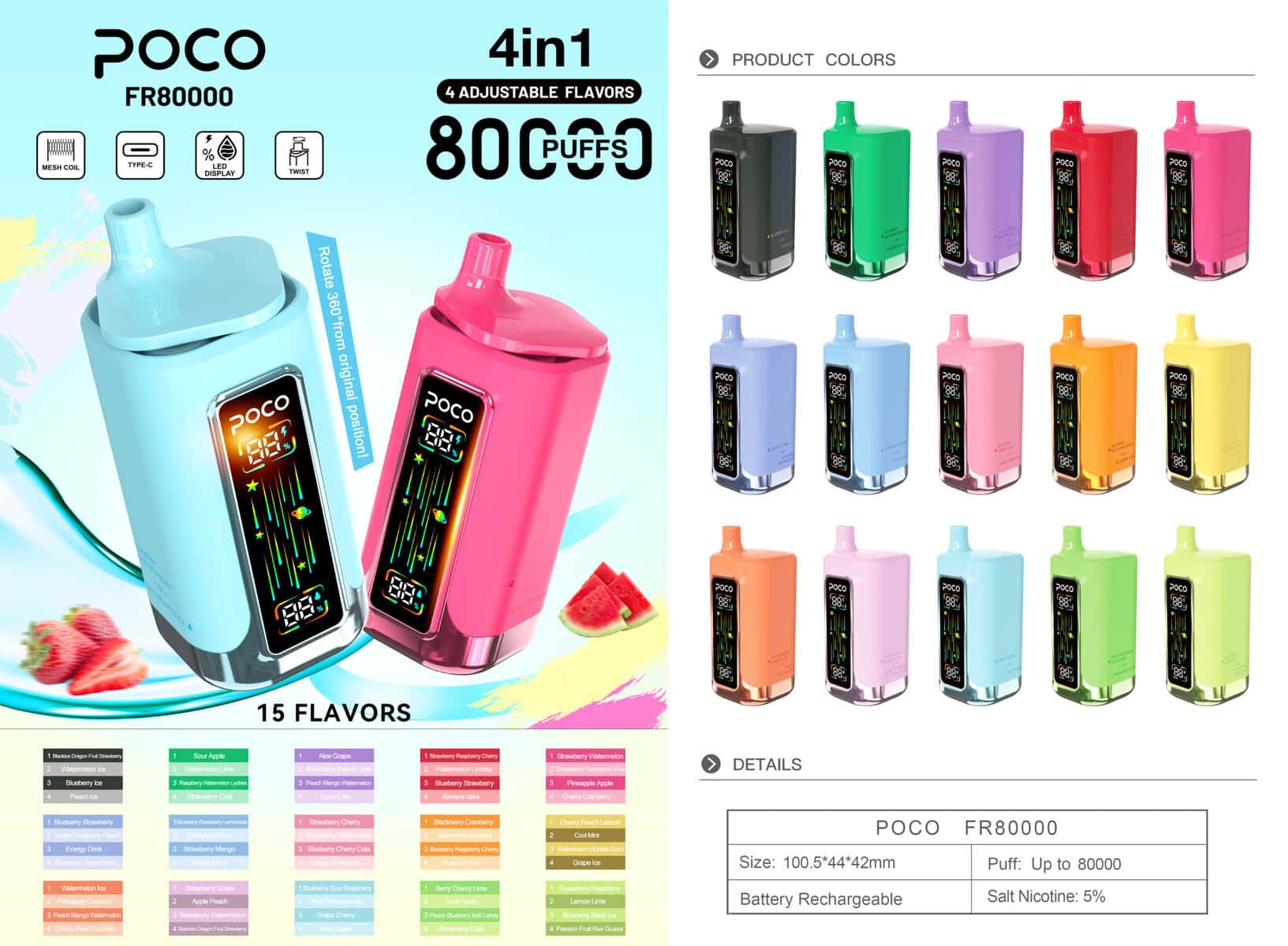 POCO 80k POCO 80000 Caladas 80k