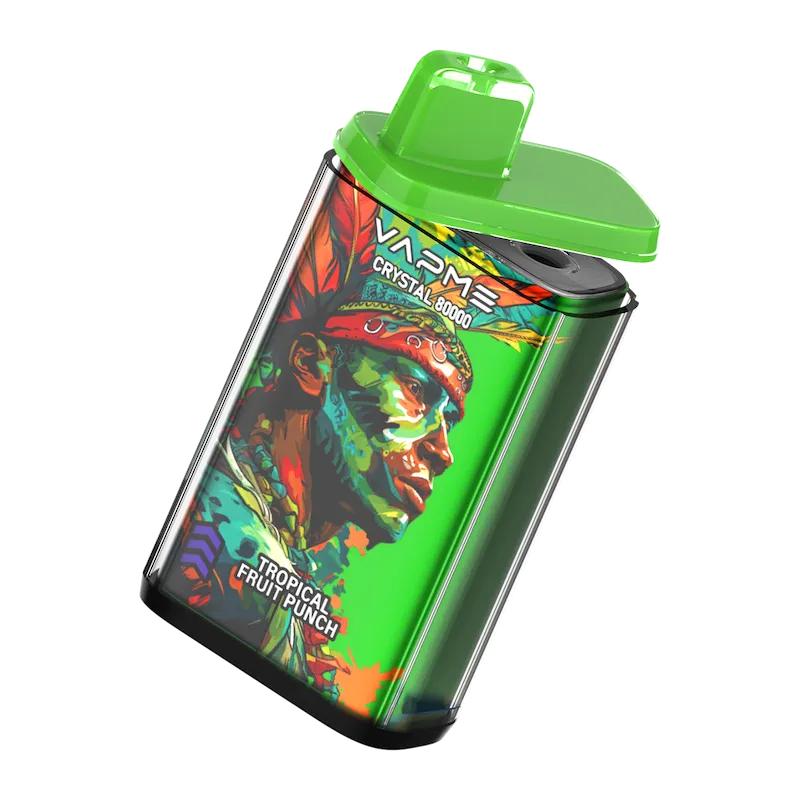 11 4 Vivivapes VAPME CRYSTAL 80000 dual tank 15ml plus 15ml e-liquid capacity