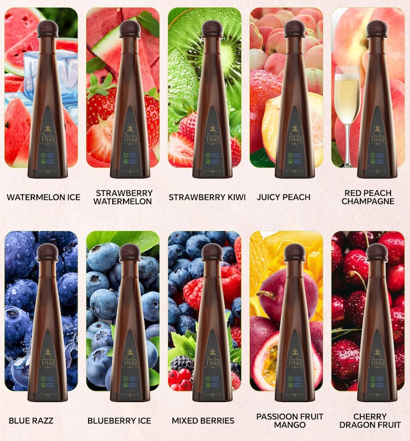 Don Leon Tequila 30K Puff Disposable Vape wholesale price near me - 24mL Prefilled 2% Nicotine 10 Flavors