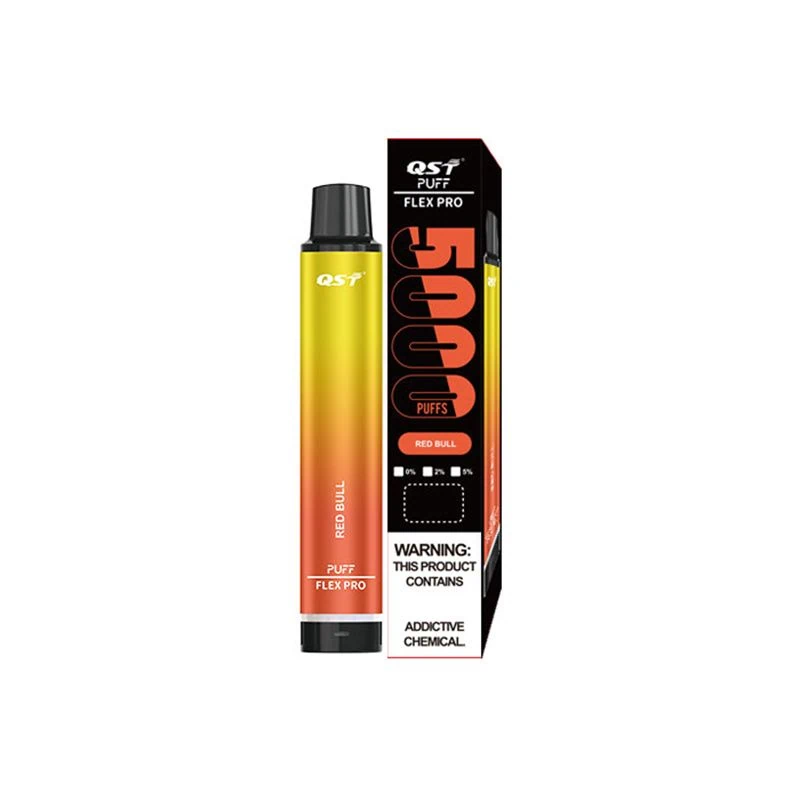 erhitzter tabak oder vapen Flexpro E Zigarette Original QST Puff Flex 5000 Pro Wegwerf-Vape  E-Zigaretten-Vaper, ausklappbar, Mesh-