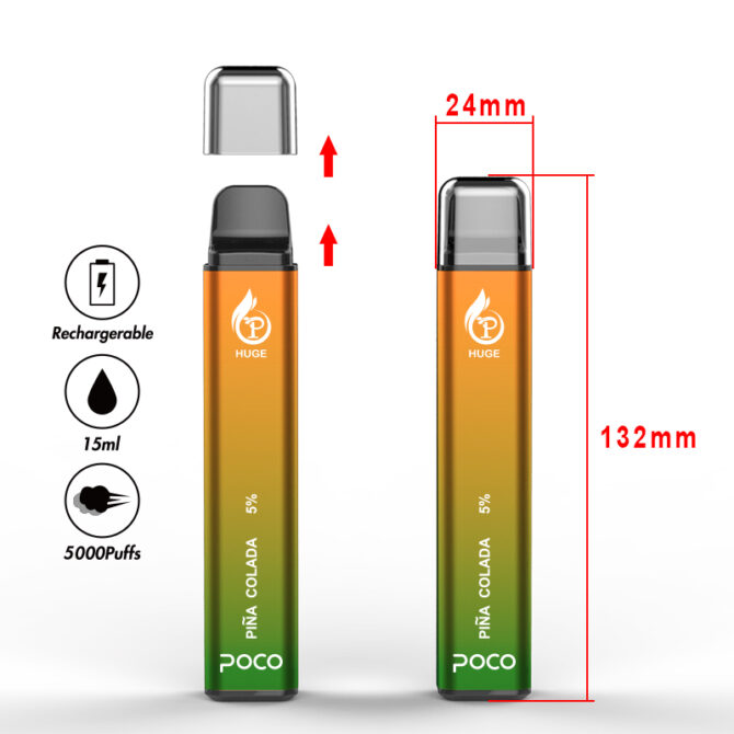 EU Warehouse POCO 5000 puff 10 flavors Nicotine 50mg 5 day delivery vape puff poco