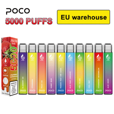 EU Warehouse POCO 5000 puff 10 flavors Nicotine 50mg 5 day delivery vape puff poco