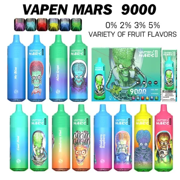 elfbar elfa kaufen Vapen Mars 9000 puffs 9k bar disposable vaperechargeable popular in France main image 1