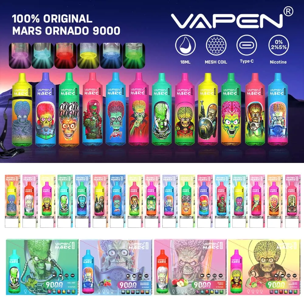 VAPEN MARS 9000 puff 9k tornado vape vaper desechable vape stores eu  warehouse what is vape