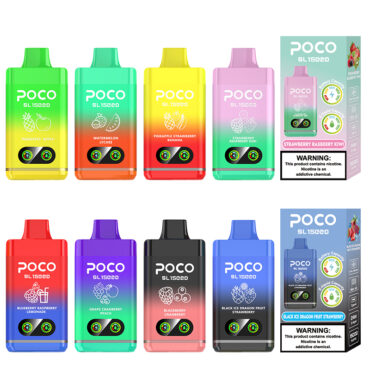 POCO SL15000 15k puff disposable vape 24ML mesh coil vape store best vape puff 15000