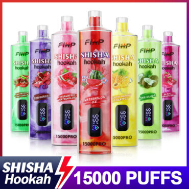 Fihp Mini Hookah Shisha 15000 PRO Puffs Vaper Rechargeable Puff Disposable Vapes