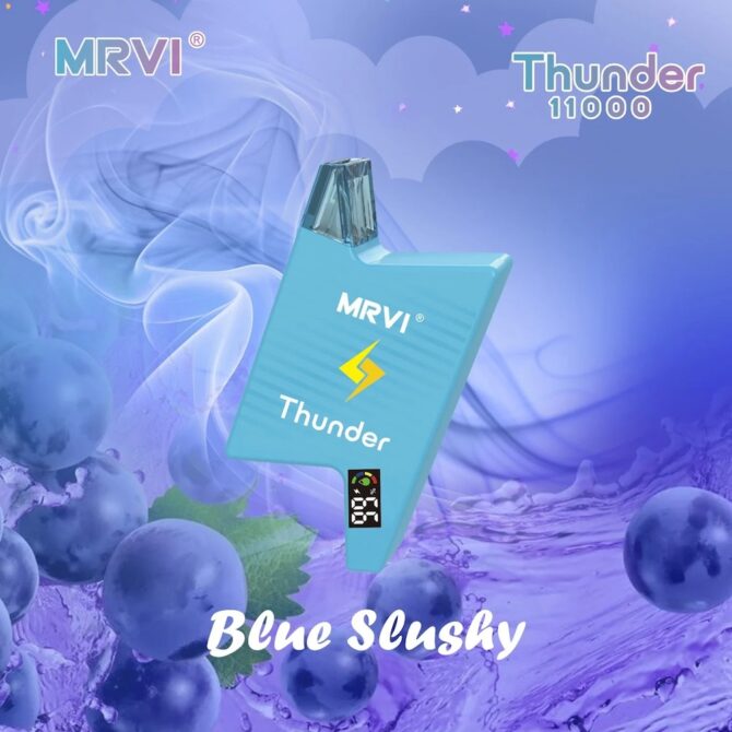 Mrvi Thunder 11000 Puffs 19ml E-Liquid 600mAh Battery Disposable E Cigarette Vaper Vape 11K Puff