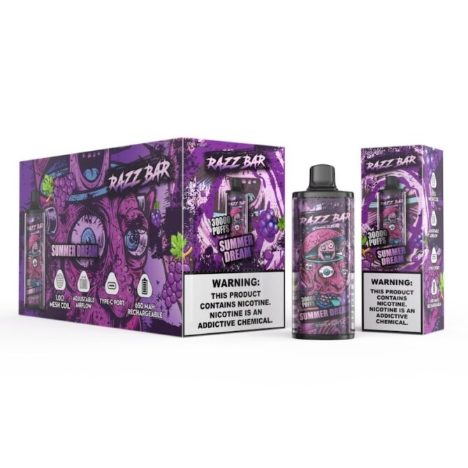 Razz Bar 30000 puff 30k razzbar vapes disposable puff vaper desechable