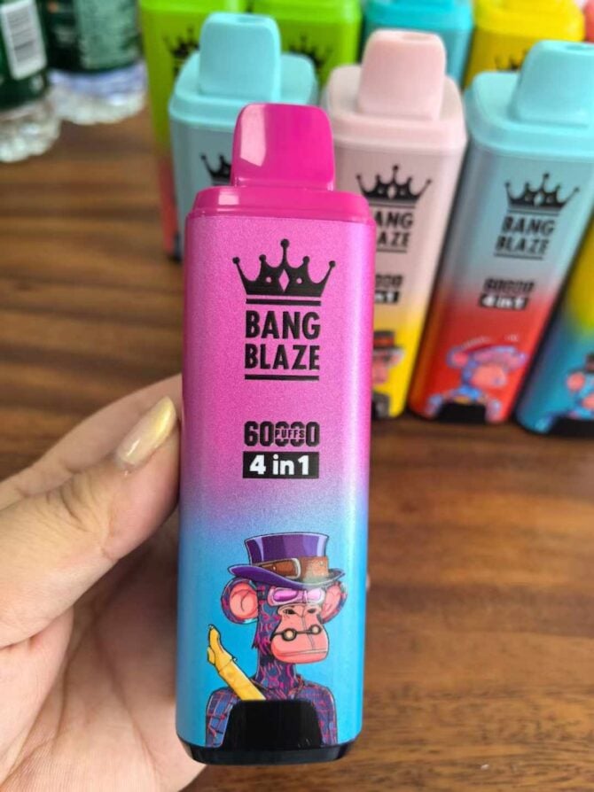 Bang Blaze 60000 60K Puffs 4 Flavors in 1 Digital Screen Disposable Vape