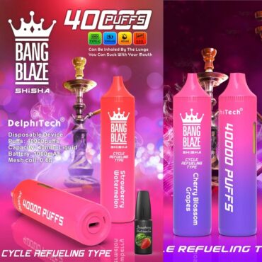 selling Bang Blaze Shisha 40000 Puffs vape shop