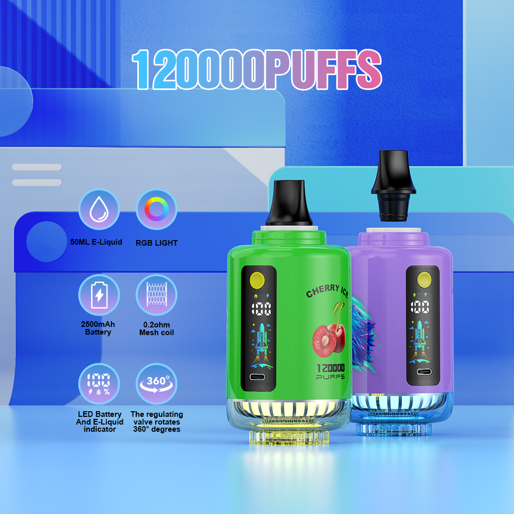 ATVS 120K Puff Disposable Vape - 50mL E-Liquid & 2200mAh Battery | Wholesale