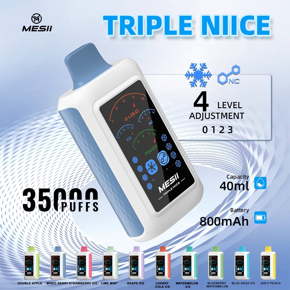 Mesii Triple 35000 Puff 35k cigarette électronique jetable