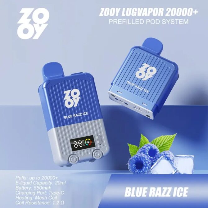 European warehouses Interchangeable ammunition ZOOY VAPE LugVapor 20000+