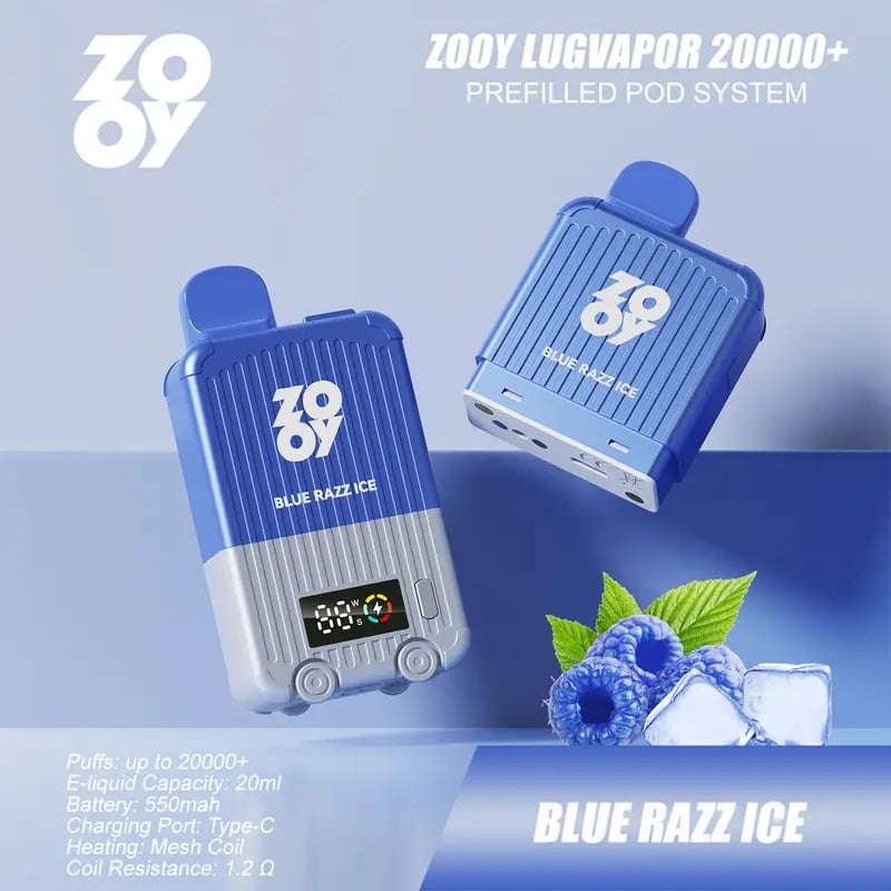 European warehouses Interchangeable ammunition ZOOY VAPE LugVapor 20000+