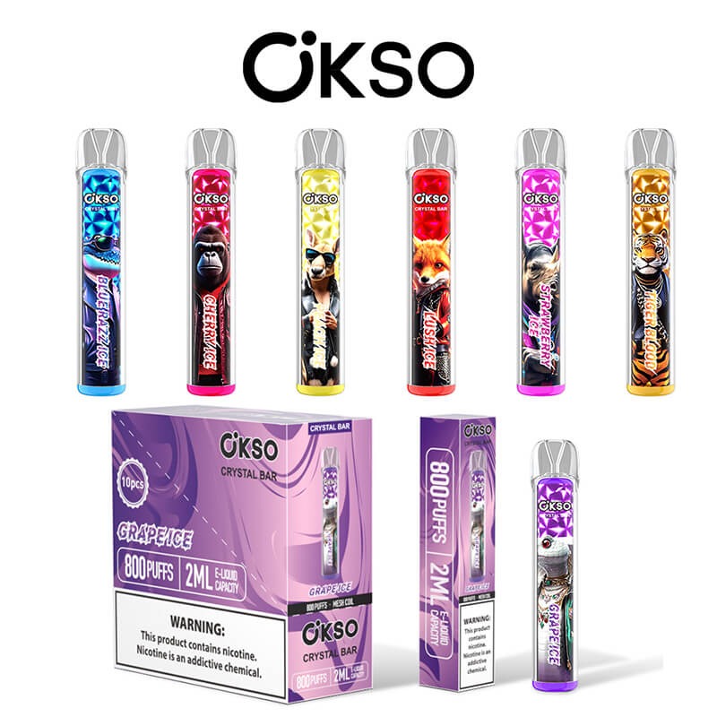 OKSO Crystal Bar 800 Puffs