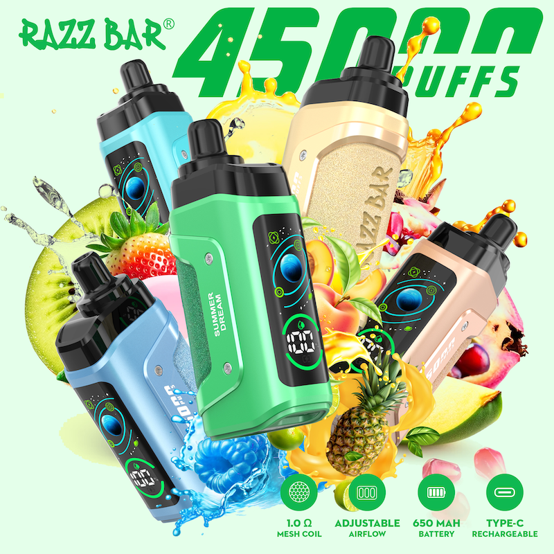 best Razz Bar 45000 Puffs Vape