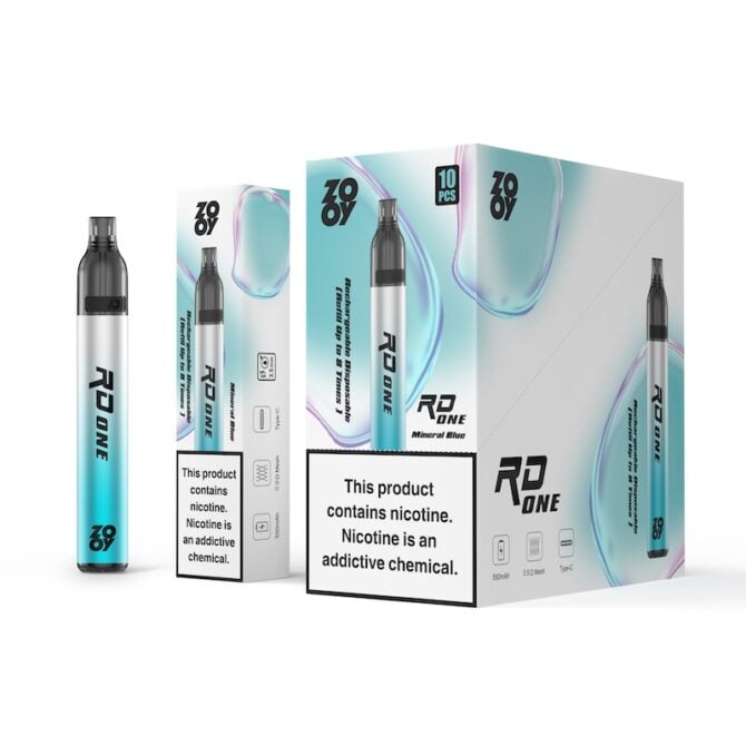 Buy ZOOY VAPE RD1 Refillable Disposable Vape – Long-Lasting & Flavorful