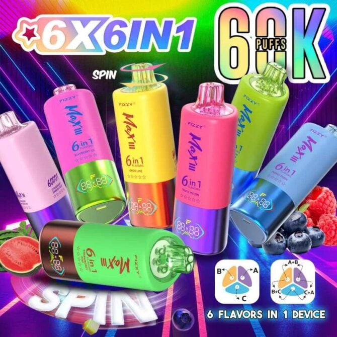 Fizzy Max 60k Puff vape