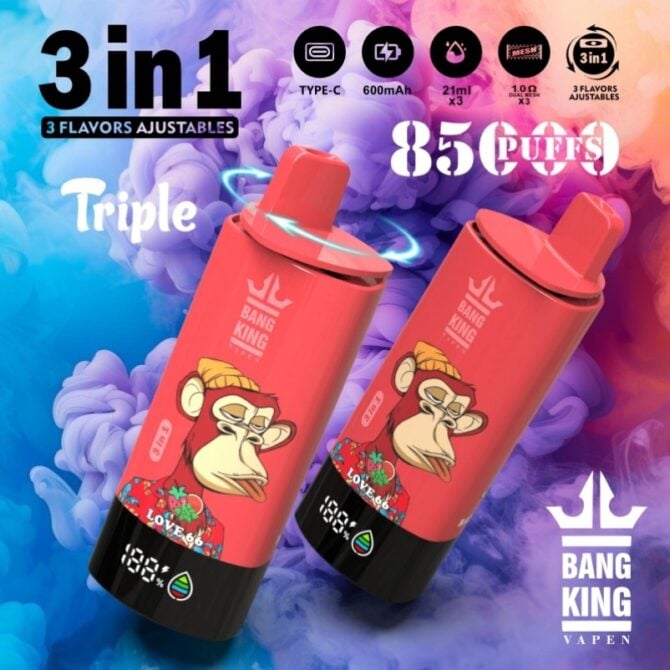 Bang King 85000 85K Puffs Best Disposable Vape Shop