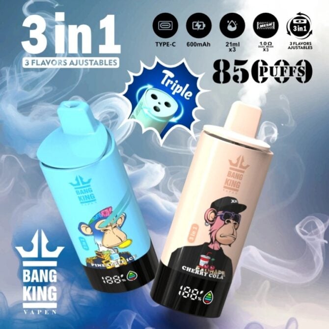 Bang King 85000 85K Puffs Best Disposable Vape Shop