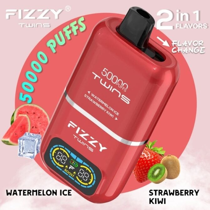 Fizzy Twins 50000 50K Puffs