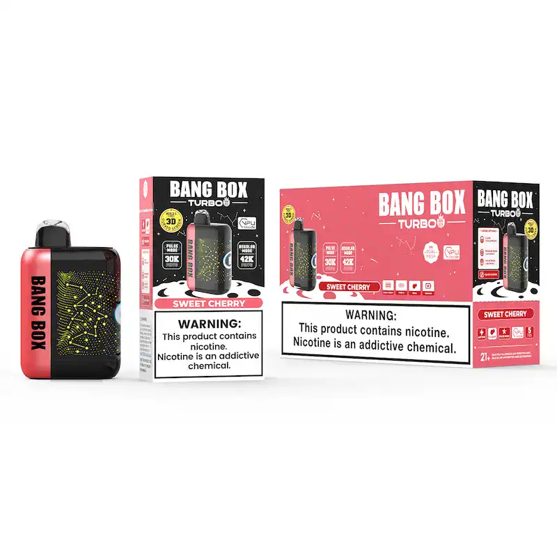 3 3 Bang Box Turbo 42k products premium disposable vape
