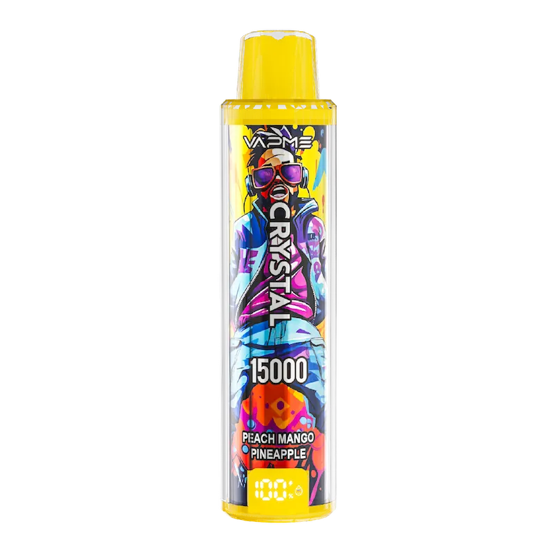 4 8 Vivivapes Blue Razz Ice flavor edition of VAPME CRYSTAL 15000 disposable bar