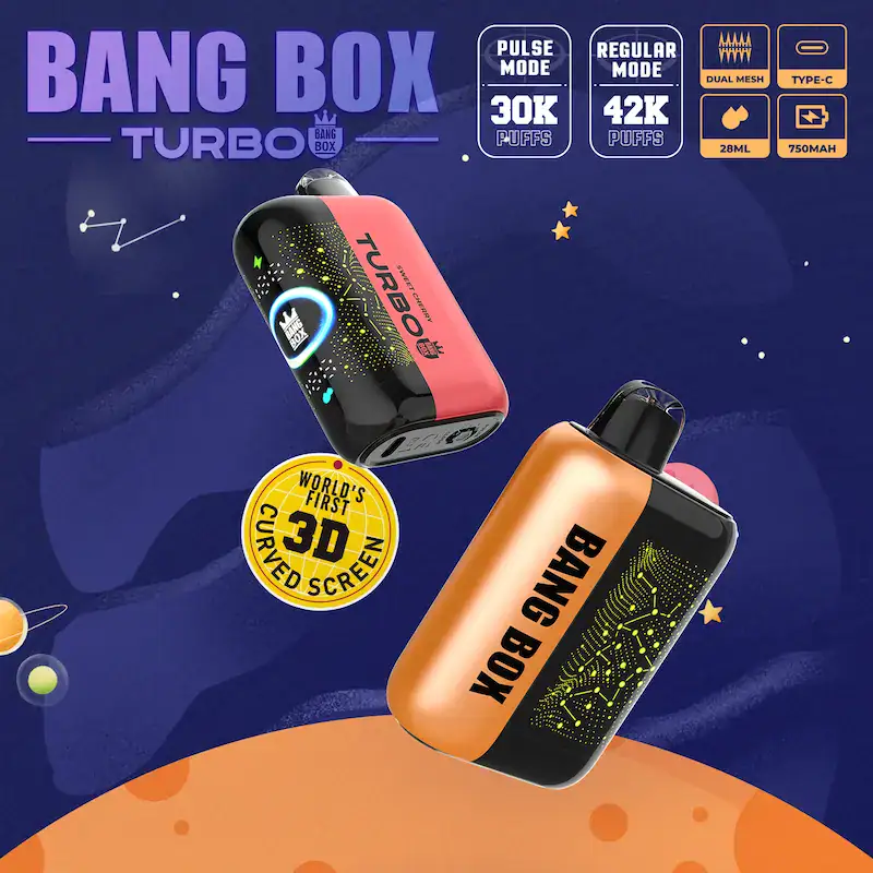 Bang Box Turbo 42000 puffs vape nicotine free vape alternatives