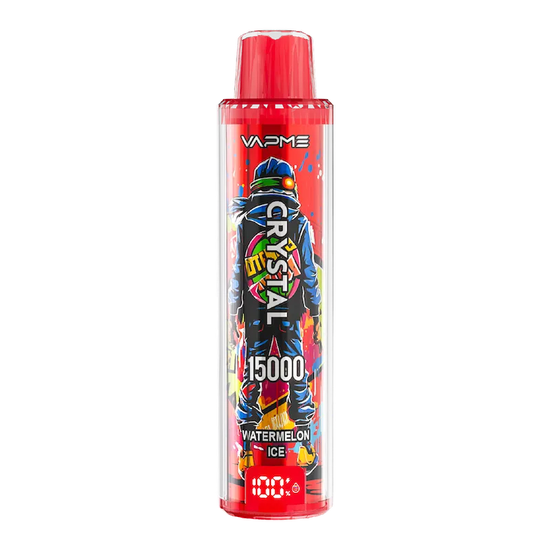 5 7 Vivivapes Watermelon Ice flavor edition of VAPME CRYSTAL 15000 15k puff vape