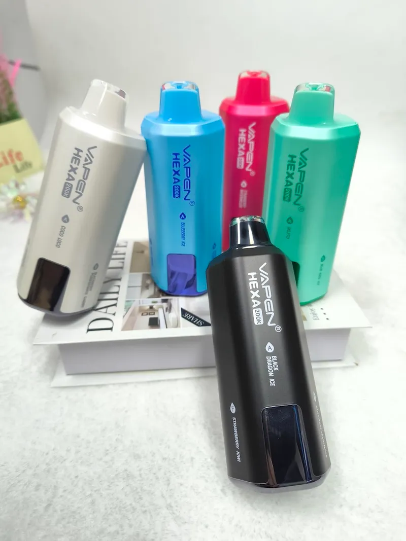 Color options comparison of VAPEN HEXA 6IN1 200K Puffs disposable vapes
