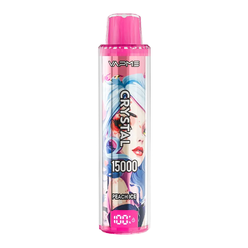 6 6 Vivivapes Strawberry Kiwi flavor option of VAPME CRYSTAL 15000 bar vape