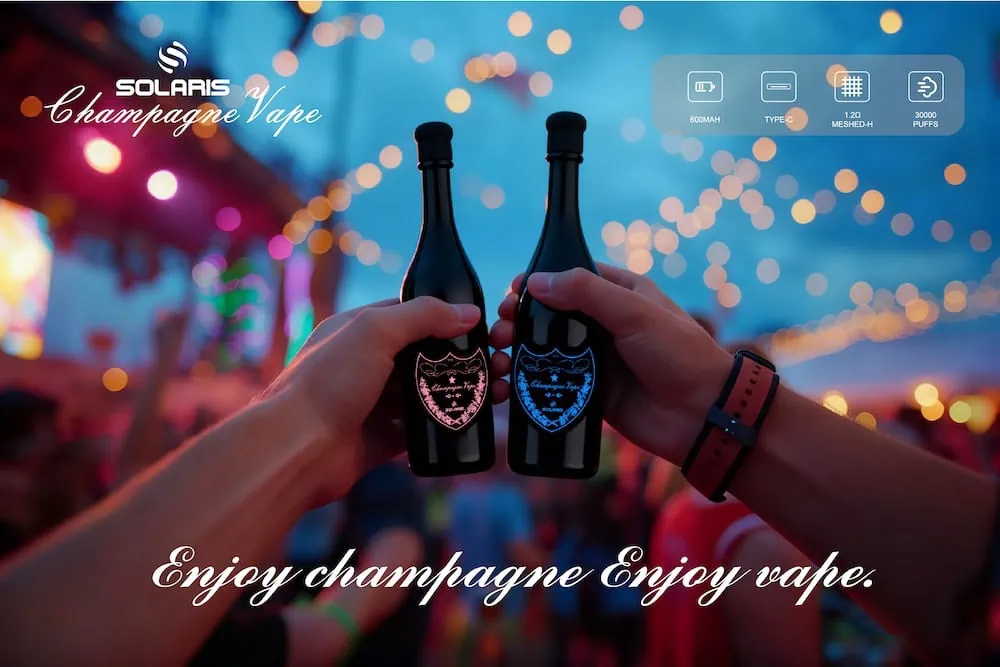 elfbar elfa master akku OEM dom perignon disposable wholesable Vaper puff bar Champagne Vape 30000  puffs 2％ main image 0