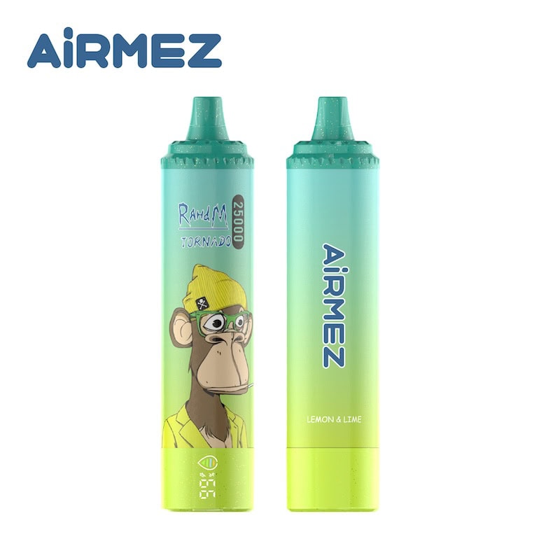 Airmez 25000 Züge, Preis 25k Vape | 25 ml vorgefülltes E-Liquid, Mesh-Coil, 15 Geschmacksrichtungen, Großhandelspreis 
