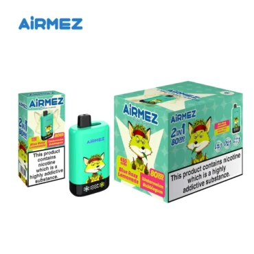 dult vaper holding sleek 110g Airmez 2in1 80K Pro disposable vape