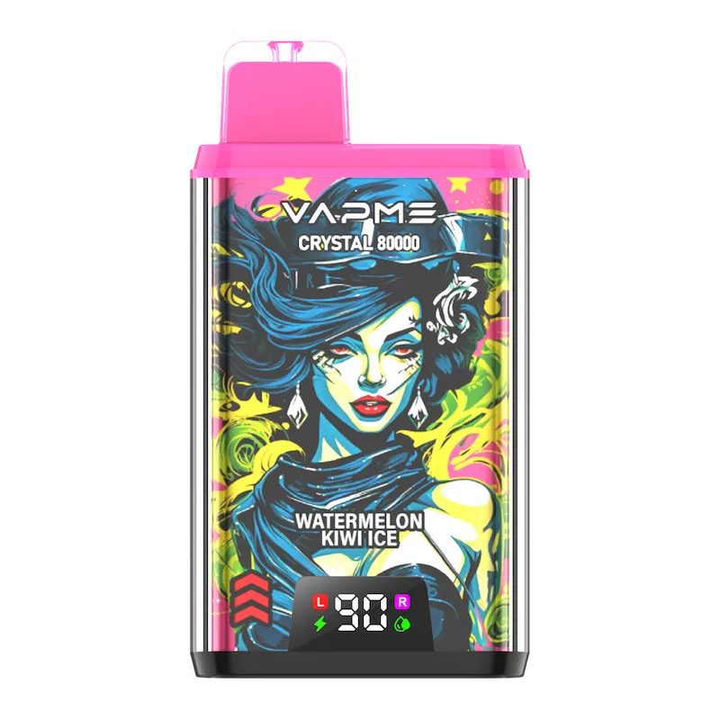 AK007.111 Vivivapes VAPME CRYSTAL 80000 Blue Razz Ice disposable vape flavor