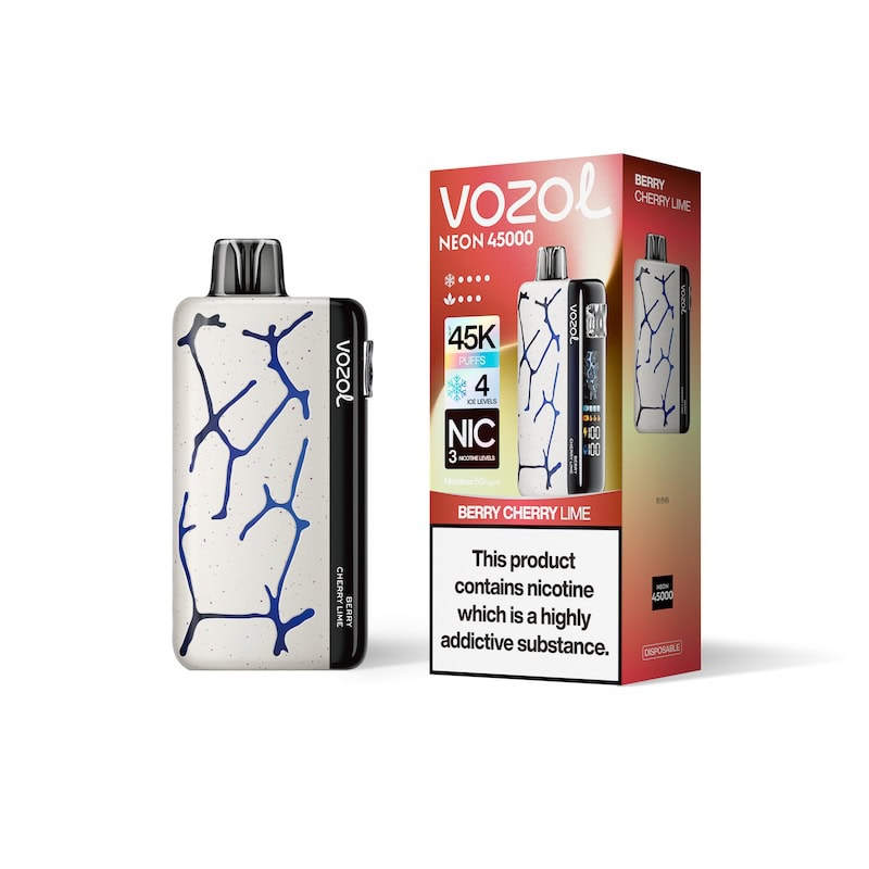 Vozol Neon 45k price  50mg salt nic vape