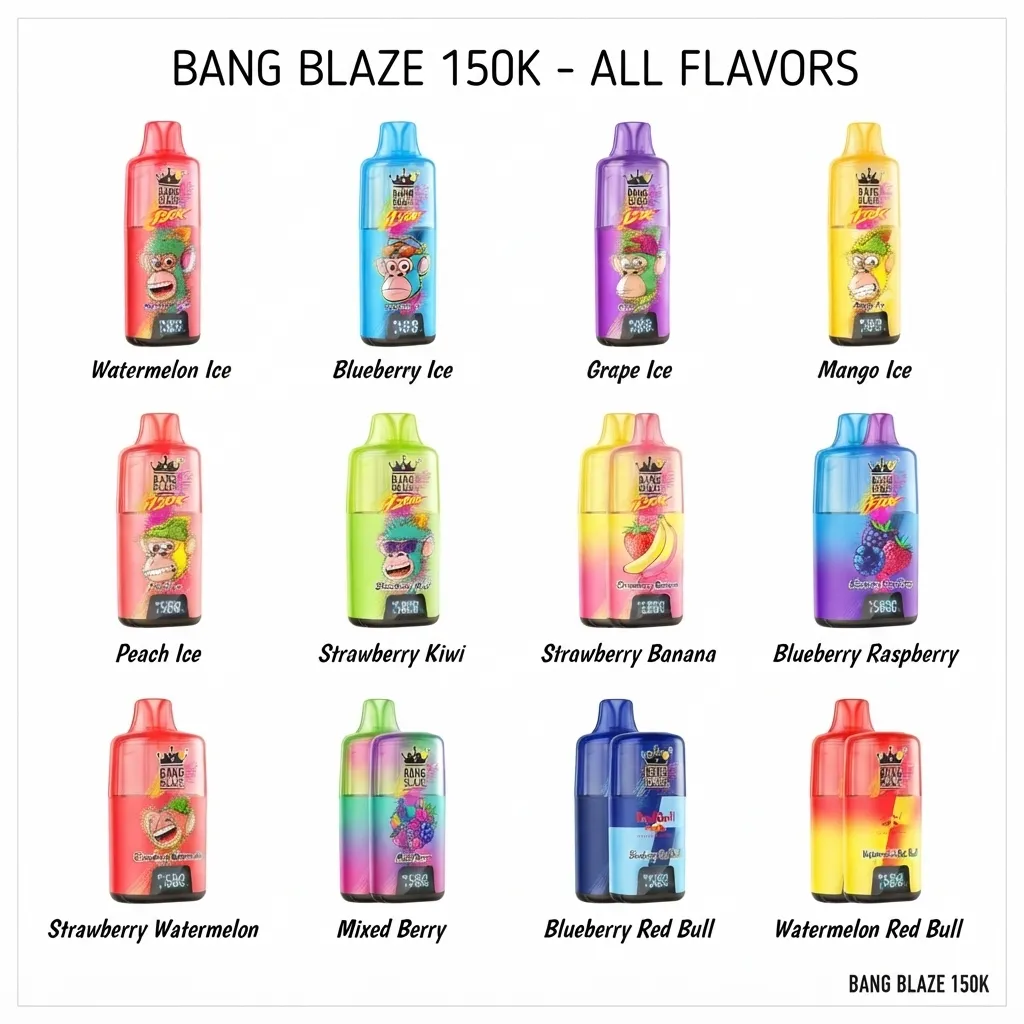BNAG BLAZE 150K All Flavors Collection Vivivapes BNAG BLAZE 150K full collection of 15 flavors wholesale