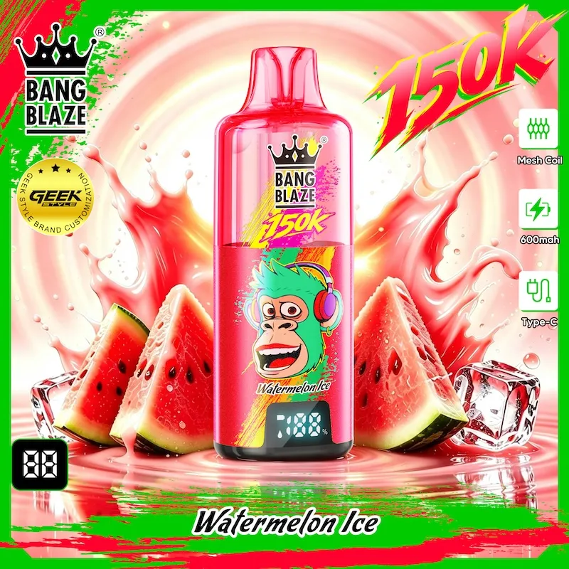 BNAG BLAZE 150K Disposable Vape Vivivapes NAG BLAZE 150K Watermelon Ice disposable vape pod