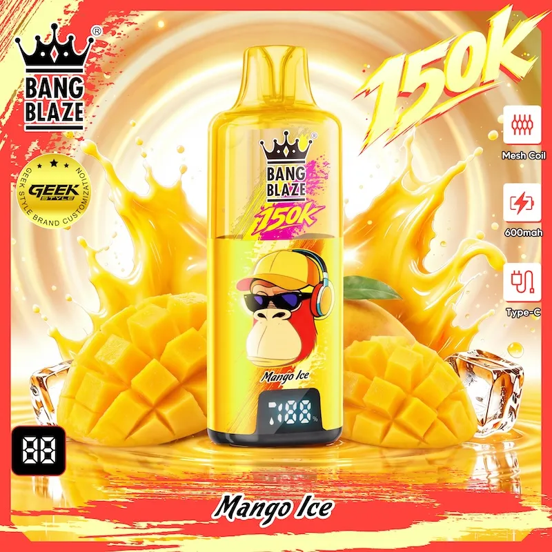 BNAG BLAZE 150K mango Ice Flavor Vivivapes BNAG BLAZE 150K Mango Ice tropical fruit vape
