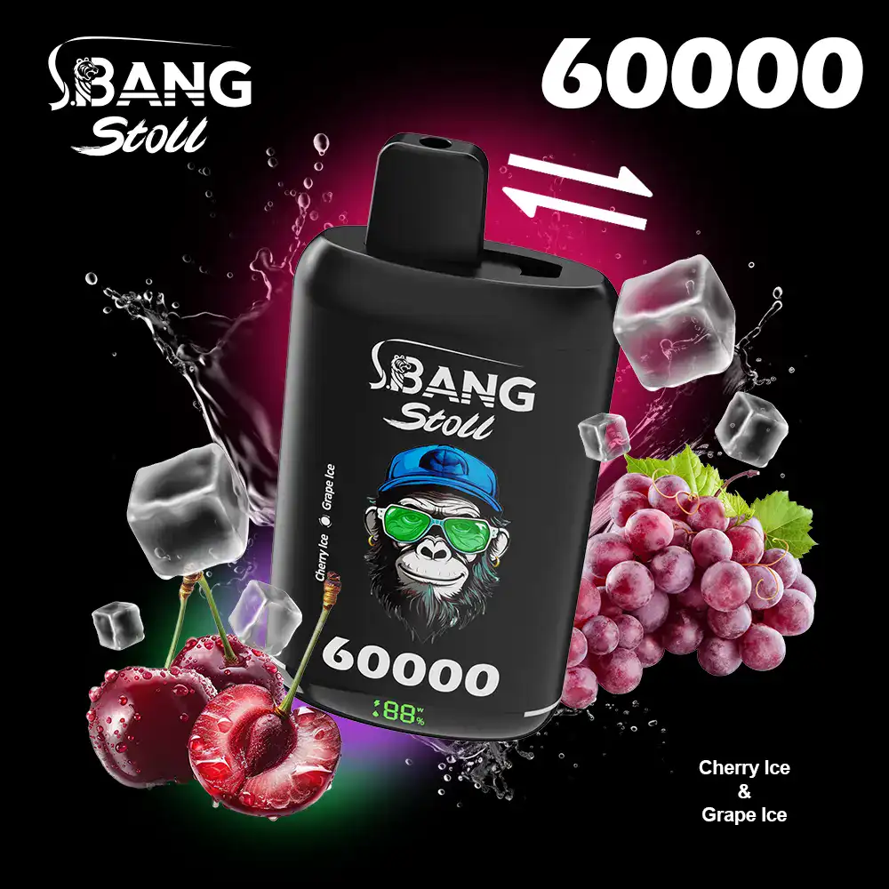 Bang Stoll 60K Puffs 60000 Disposable Vape | 20ml + 20ml Dual Tank | 12 Flavors