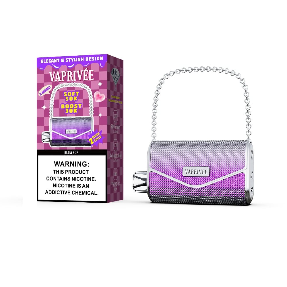 Blow POP Mr Goodie Vaprivee 50K Puff Vape - Handmade Diamond vaper