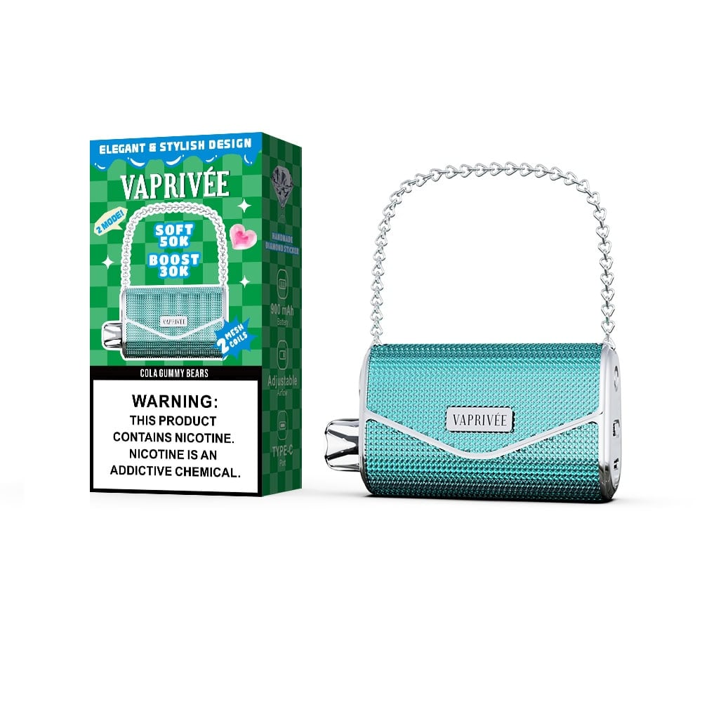 Mr Goodie Vaprivee 50K Puff Vape - Handmade Diamond vaper Mr Goodie Vaprivee 50K Puff Vape - Handmade Diamond vaper