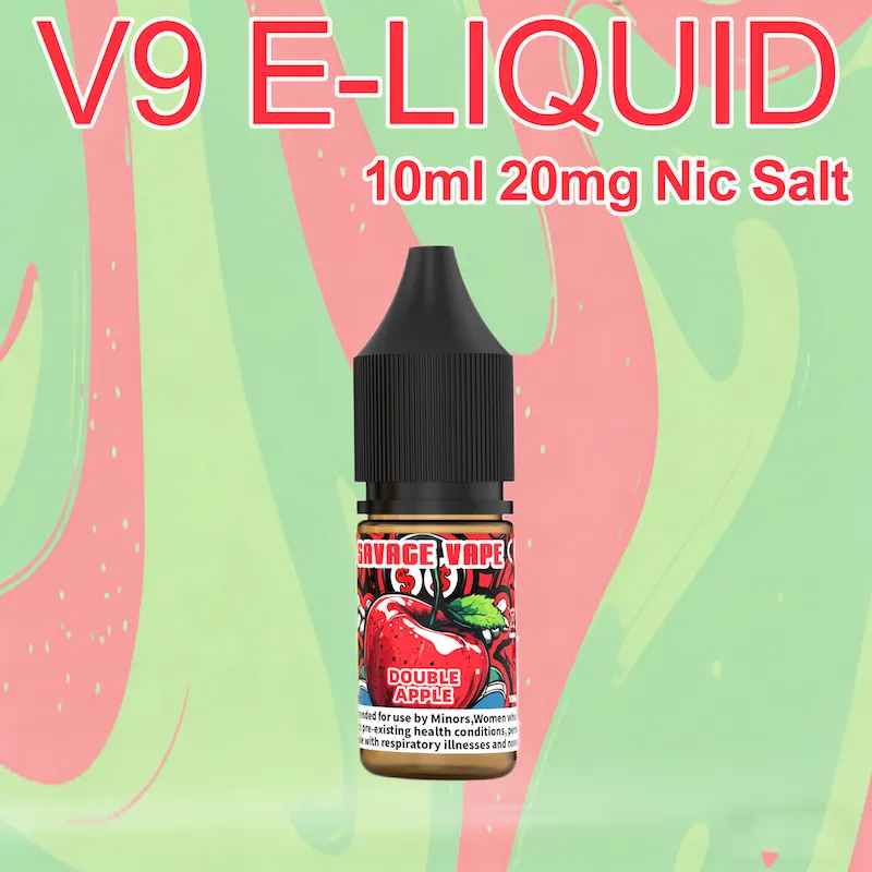 Double Apple Vivivapes Infographic showing SAVAGE Vape V9 compatibility with all open system vapes