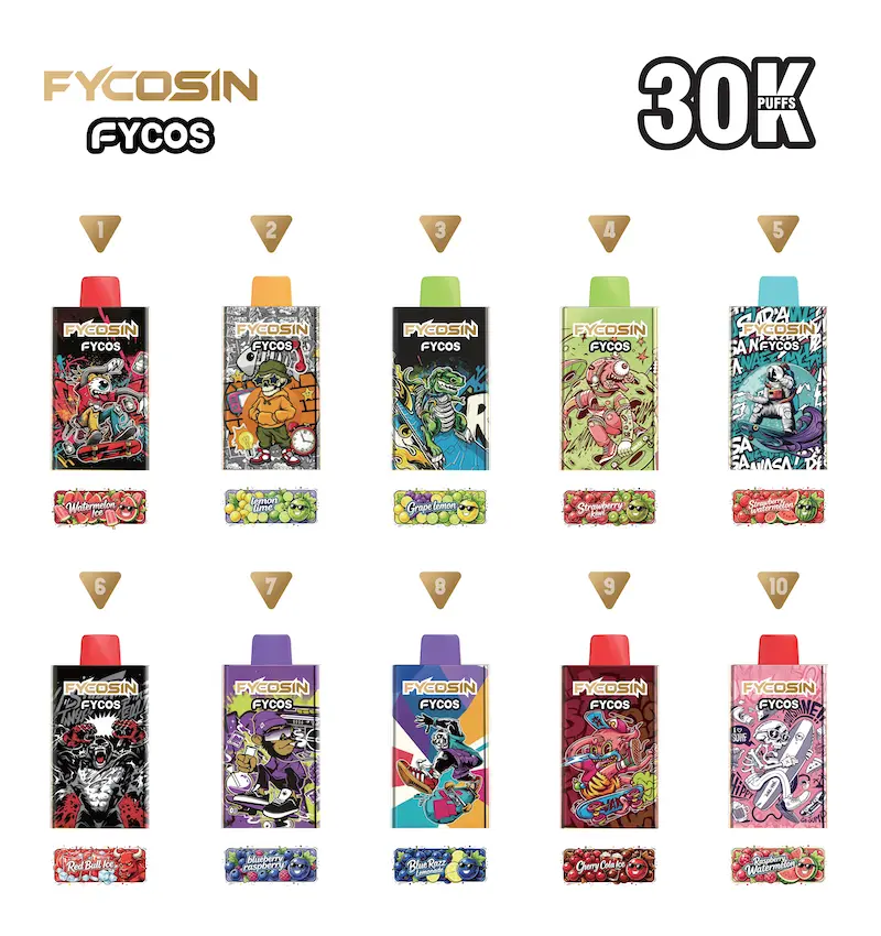 30000 puffs vape Europe with adjustable airflow and Type C rechargeable battery