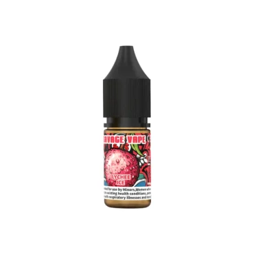 Precision dropper nozzle on SAVAGE Vape V9 10ml bottle