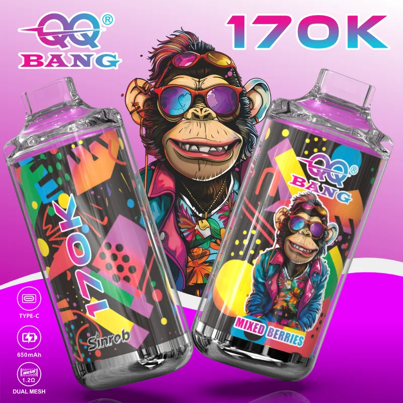 QQ Bang 170K disposable vape 170000 puffs rechargeable device