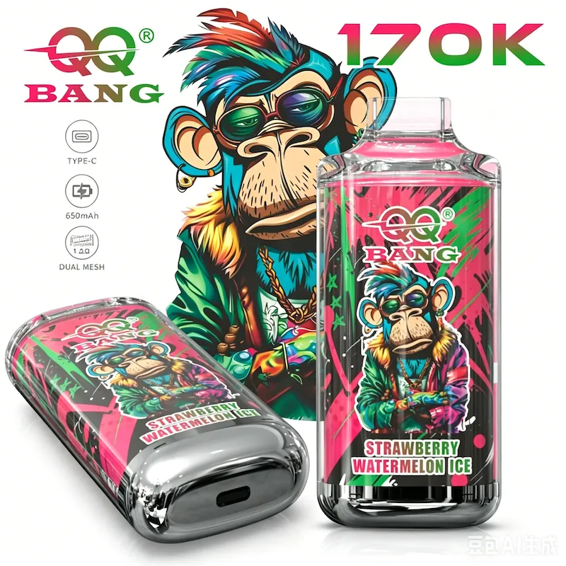 QQ Bang 650mAh Battery Vape Vivivapes rechargeable QQ Bang 170K disposable vape with Type-C charging