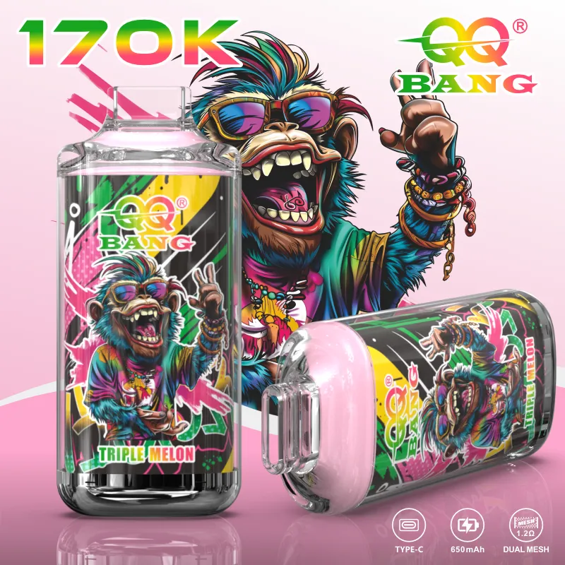 QQ Bang Mesh Coil Vape Vivivapes QQ Bang vape with Type-C charging port